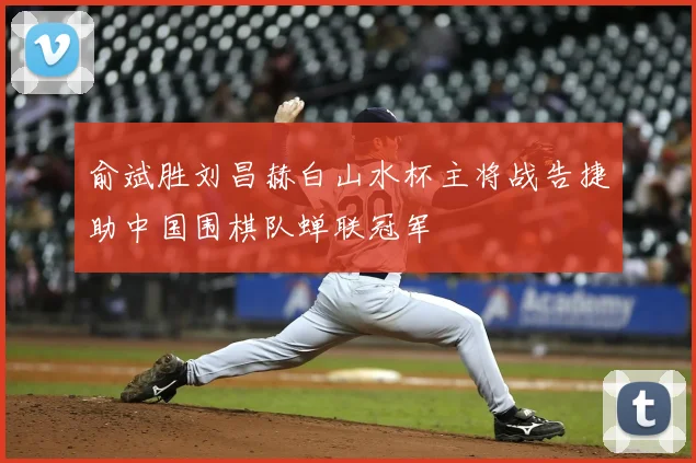 俞斌胜刘昌赫白山水杯主将战告捷助中国围棋队蝉联冠军